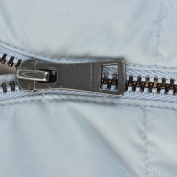 BURBERRY Pale Blue & "Nova Check" Hooded Snowsuit - Picture 7 of 8